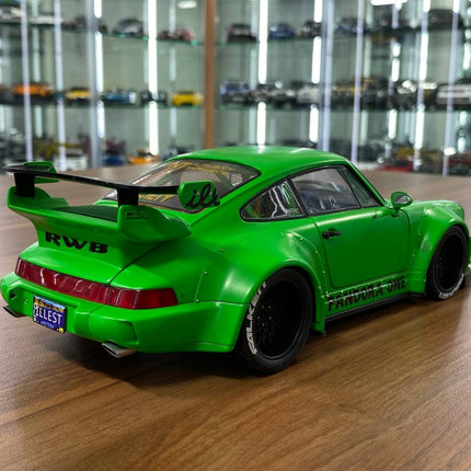 Solido 1/18 Diecast Porsche 964 RWB - PANDORA ONE 2011 Green - fine detailed model replica