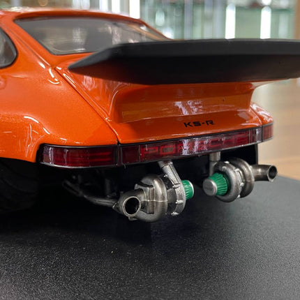 1/18 Diecast Solido Porsche KS-R 2022 Orange - detailed die-cast style model