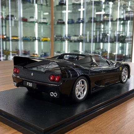 KK Scale Ferrari F50 Hardtop 1:18 Black Diecast Model Car - fine detailed model replica