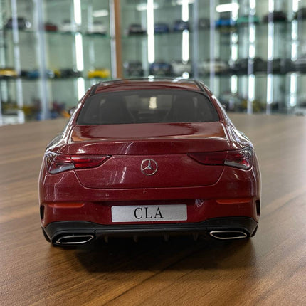 Solido 1/18 Mercedes-Benz CLA C118 AMG Line 2019 Rouge Patagonie Maroon Diecast - premium collector scale model