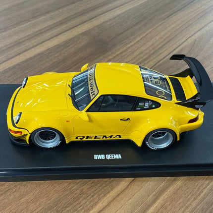 GT Spirit Porsche RWB KEEMA 1/18 Resin Model Yellow Limited Edition - scale model for display