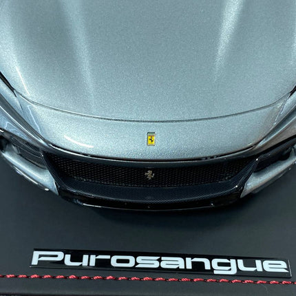 MR Collection 1/18 Ferrari Purosangue Grigio Titanio Resin Model - collector edition scale model