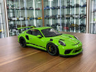 GT Spirit 1:12 Porsche 911 (991.2) GT3 RS Resin Model Lizard Green - detailed collector display model