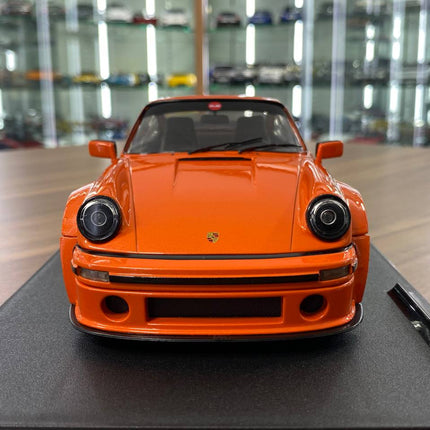 1/18 Diecast Solido Porsche KS-R 2022 Orange - studio product photo of the scale model