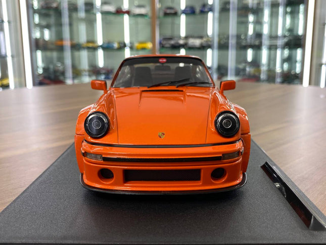 1/18 Diecast Solido Porsche KS-R 2022 Orange - studio product photo of the scale model