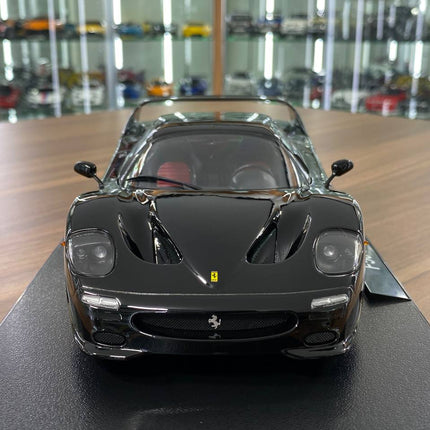 KK Scale Ferrari F50 Hardtop 1:18 Black Diecast Model Car - studio product photo of the scale model