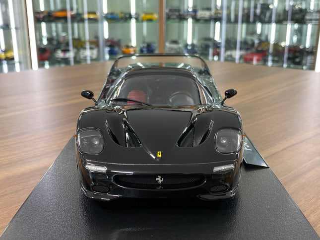 KK Scale Ferrari F50 Hardtop 1:18 Black Diecast Model Car - studio product photo of the scale model