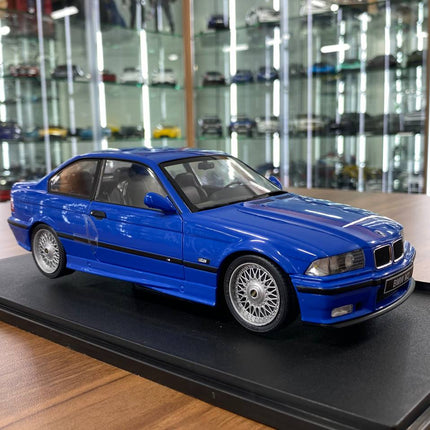 Solido 1/18 Diecast BMW M3 E36 Coupe 1990 Blue - detailed collector display model