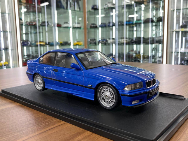 Solido 1/18 Diecast BMW M3 E36 Coupe 1990 Blue - detailed collector display model