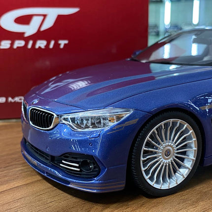 GT Spirit 1:18 BMW Alpina B4 Blue Resin Model Car - collector edition scale model
