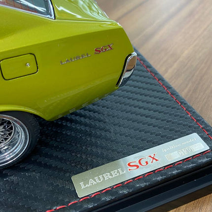 Ignition Model Nissan Laurel SGX (C130) 1:18 Resin Diecast Model Car Green - collector edition scale model