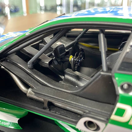 Minichamps BMW M3 DTM 2013 #7 1:18 Diecast Model Car Green - detailed die-cast style model