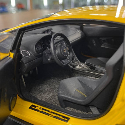 AutoArt Lamborghini Gallardo Superleggera Metallic Yellow 1:18 Diecast Model Car - premium collector scale model
