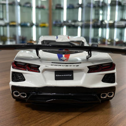 GT Spirit Chevrolet Corvette C8 Henn-Vette 1:18 White Resin Model - premium collector scale model