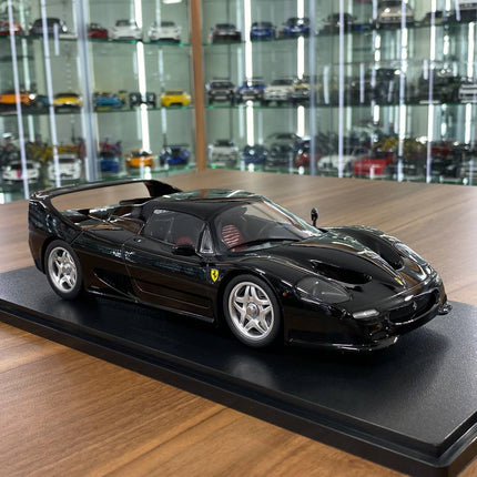 KK Scale Ferrari F50 Hardtop 1:18 Black Diecast Model Car - detailed collector display model