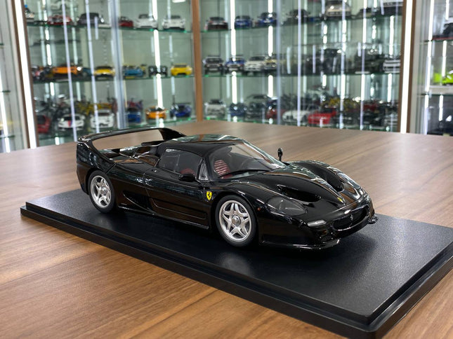KK Scale Ferrari F50 Hardtop 1:18 Black Diecast Model Car - detailed collector display model