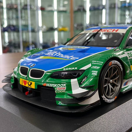 Minichamps BMW M3 DTM 2013 #7 1:18 Diecast Model Car Green - collector edition scale model