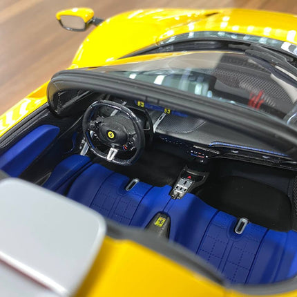 MR Collection Models Ferrari Daytona SP3 2019 1:18 Giallo Modena Resin Model Car - collector edition scale model