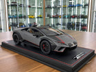 MR Collection 1/18 Lamborghini Huracan Sterrato Resin Model Grigio Vulcano - detailed collector display model