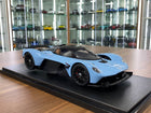 GT Spirit 1/18 Aston Martin Valkyrie 2023 Blue Resin Model Limited Edition - detailed collector display model