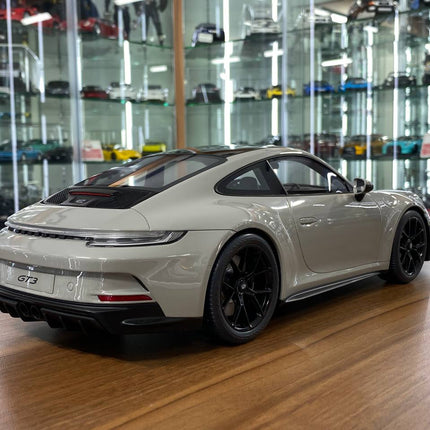 GT Spirit 1/12 Resin Porsche 911 992 GT3 Touring Grey Limited Edition - fine detailed model replica