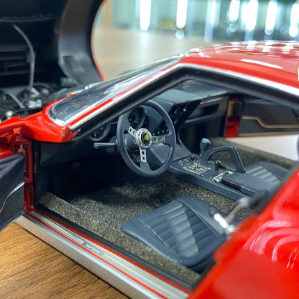 AutoArt Lamborghini Miura SV Red 1:18 Diecast Model Car - detailed die-cast style model