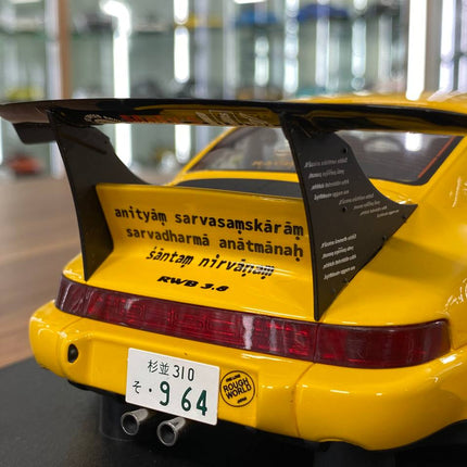 GT Spirit Porsche RWB KEEMA 1/18 Resin Model Yellow Limited Edition - collector edition scale model