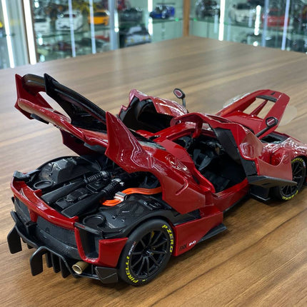 Bburago Ferrari FXX-K EVO 1/18 Red Diecast Model Car - scale model for display