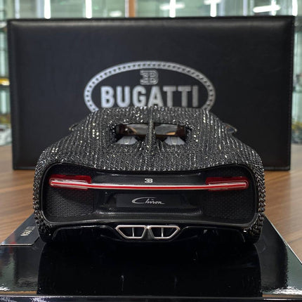 Bugatti Chiron 2016 1:18 Crystal Version Diecast Model Car | Bburago - scale model for display