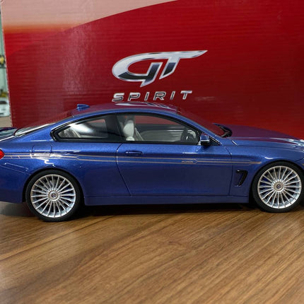 GT Spirit 1:18 BMW Alpina B4 Blue Resin Model Car - collector display piece