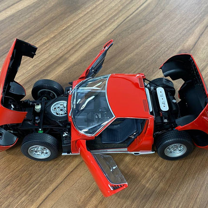 AutoArt Lamborghini Miura SV Red 1:18 Diecast Model Car - scale model for display