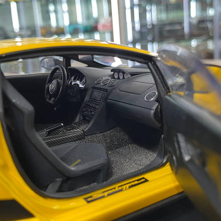 AutoArt Lamborghini Gallardo Superleggera Metallic Yellow 1:18 Diecast Model Car - collectible scale model car