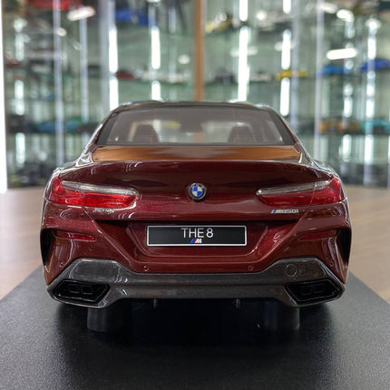 GT Spirit 1/18 BMW M850i Gran Coupe xDrive M Performance Diecast Model Dark Red - premium collector scale model