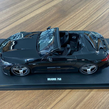 GT Spirit 1/18 BRABUS 750 Bodo Buschman Edition Resin Model Black - detailed die-cast style model