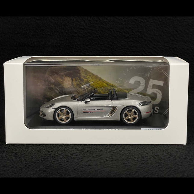 Porsche 718 Boxster 25 Years Travel Experience 1:43 Minichamps – Silver - view 1