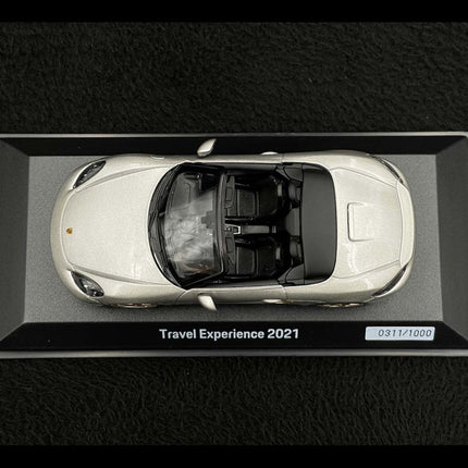 Porsche 718 Boxster 25 Years Travel Experience 1:43 Minichamps – Silver - view 8