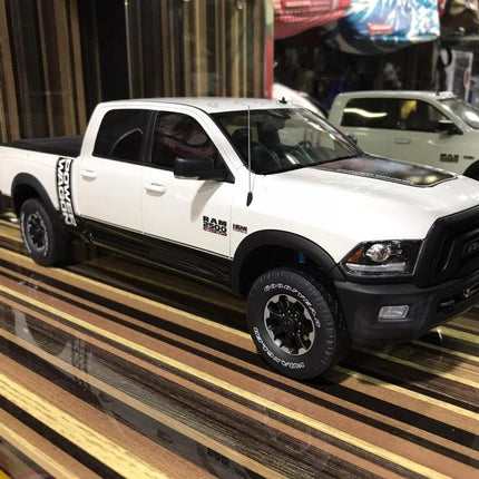 GT Spirit 1/18 RAM 2500 Power Wagon White Resin Model Car - detailed collector display model