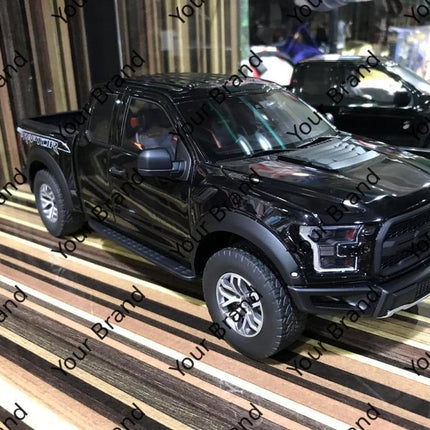 1/18 Diecast Ford Raptor Black GT Spirit Scale Model Car - detailed collector display model