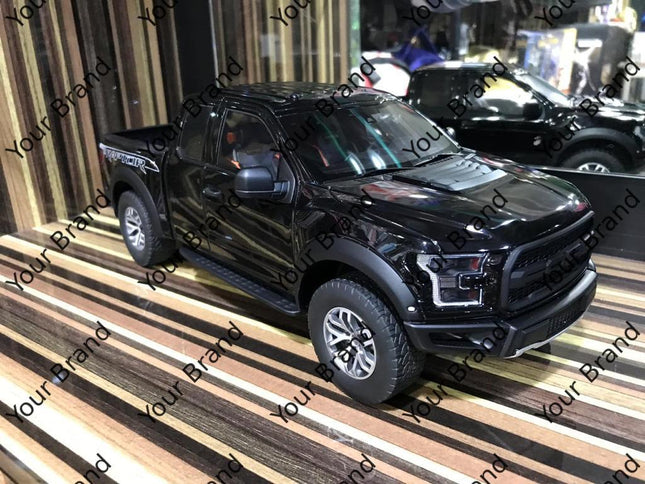 1/18 Diecast Ford Raptor Black GT Spirit Scale Model Car - detailed collector display model