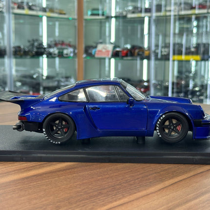 Solido Porsche KS-R 2022 1:18 Blue Metallic Diecast Model Car - collectible scale model car