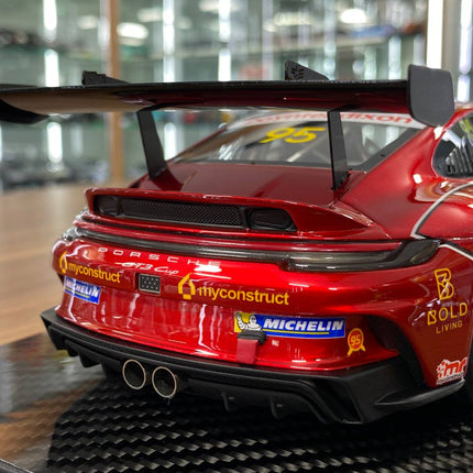 VIP Models Porsche 992.1 Cup #95 McQueen Decal 1:18 Resin Model - scale model for display