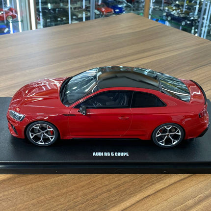 GT Spirit 1:18 Audi RS 5 Competition Coupe 2023 Dark Red Diecast Model Car Limited Edition - scale model for display
