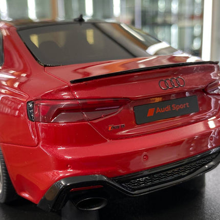 GT Spirit 1:18 Audi RS 5 Competition Coupe 2023 Dark Red Diecast Model Car Limited Edition - collector edition scale model