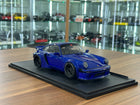 Solido Porsche KS-R 2022 1:18 Blue Metallic Diecast Model Car - detailed collector display model