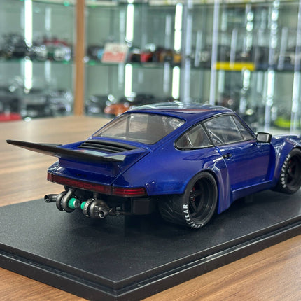 Solido Porsche KS-R 2022 1:18 Blue Metallic Diecast Model Car - fine detailed model replica