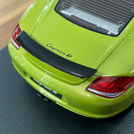 GT Spirit 1:18 Porsche (987.2) Cayman R 2012 Green Limited Edition Resin Model - detailed die-cast style model