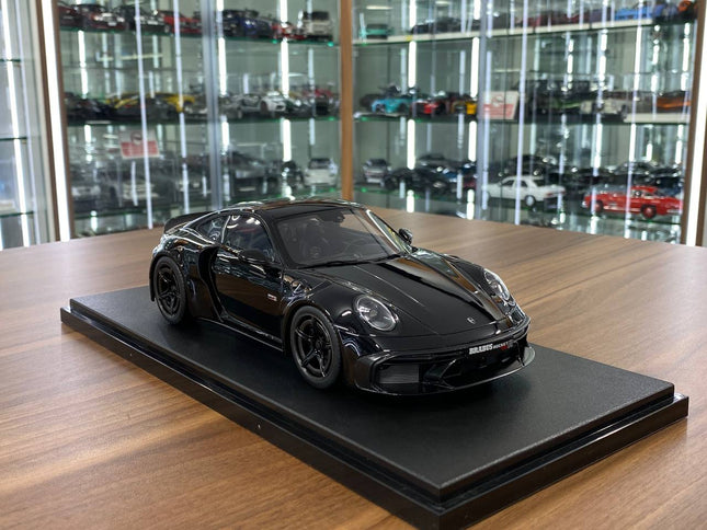 GT Spirit Porsche 911 BRABUS 900 Rocket R 1:18 Resin Model Black - detailed collector display model