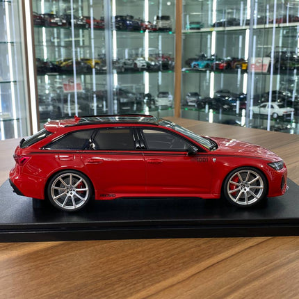 GT Spirit Audi RS 6 (C8) AVANT MTM 2021 1:18 Red Resin Diecast Model - collectible scale model car