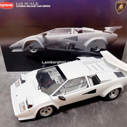Kyosho Lamborghini Countach LP5000S White 1:12 scale model