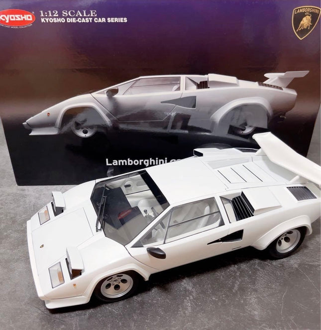 Kyosho Lamborghini Countach LP5000S White 1:12 scale model